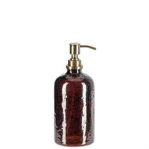 Nkuku Avamali 1 Litre Recycled Glass Refill Bottle Amber